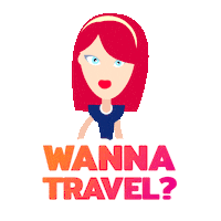 travel travelling Sticker by Stickers
