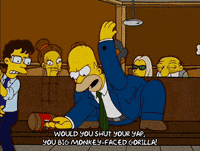 Angry Season 17 GIF by The Simpsons