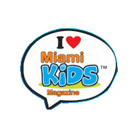 miamikidsmagazine heart kids family miami Sticker