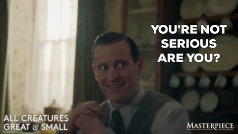 You Must Be Joking GIF by MASTERPIECE | PBS