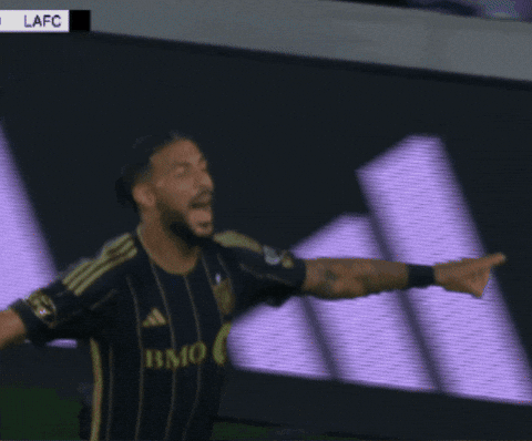 Happy Denis Bouanga GIF by Major League Soccer