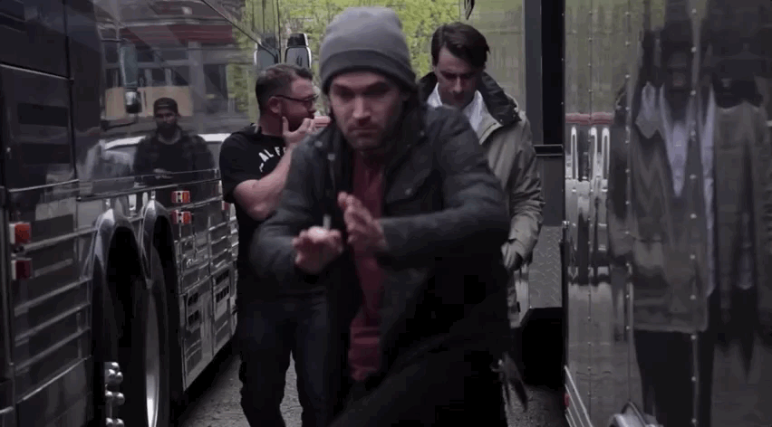 jeremy lenzo dancing GIF by Mayday Parade