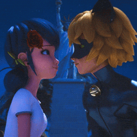 Chat Noir Kiss GIF