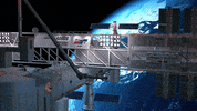 space station animation GIF by Eva Garner The Secret of Eden