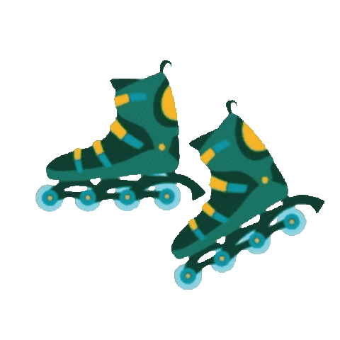 Rollerskating Skating Sticker