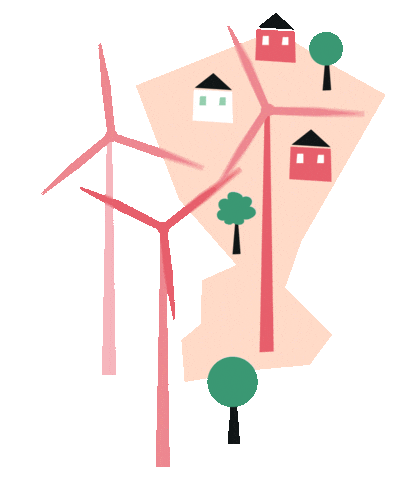 Kooperation Vindkraft Sticker by Coompanion Göteborgsregionen