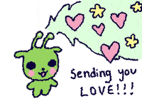 Sending Love GIF by veryluckyclover