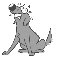 Dog Fear Sticker