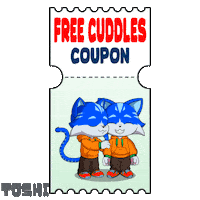 Cat Love Sticker by Toshithecat