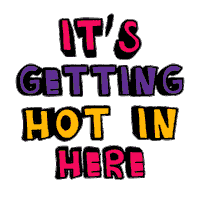 UnknownArtist298 hot summer pink blue Sticker