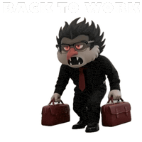 Working Good Morning Sticker