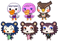 animal crossing STICKER
