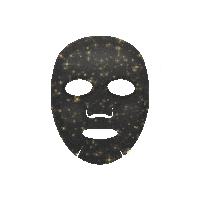 Gold Mask Sticker by Dalton Marine Cosmetics