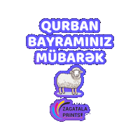 Bayram Sticker by Zagatala Prints
