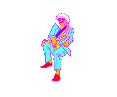 yachtrockrevue animation rock chill vfx Sticker