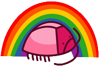 Rainbow Pride Sticker by Designmageriet
