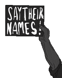 Black Lives Matter Sign Sticker