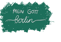 Berlin Gott Sticker by Meingottberlin