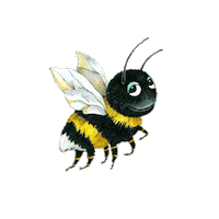 humlandjojj bumblebee humla humlandjojj djojj Sticker