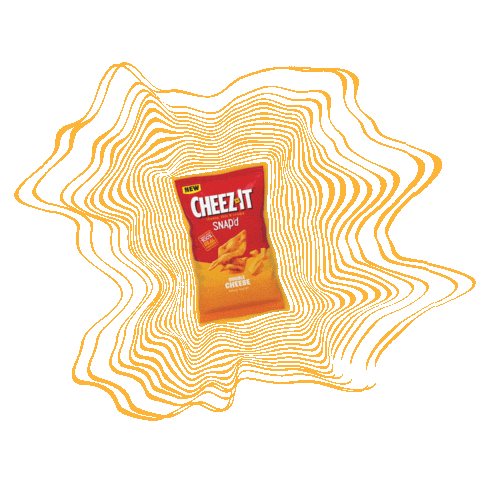 CheezitUKI food cheese snack waves Sticker