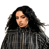 Charli Xcx Lettering Sticker by Espelho