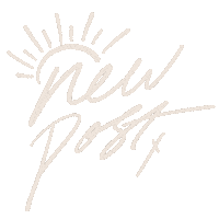 New Post Lettering Sticker