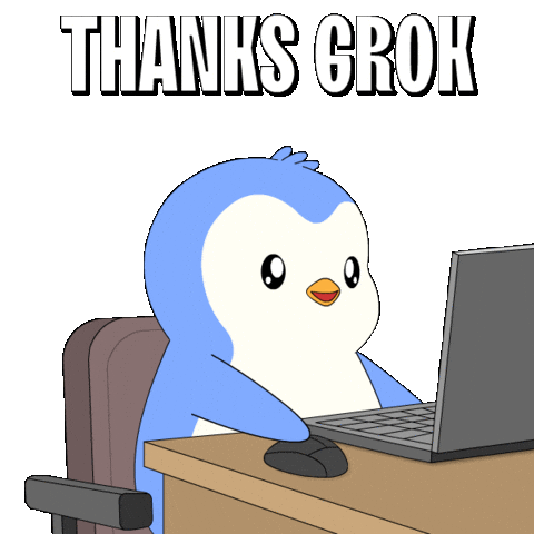 Artificial Intelligence Penguin Sticker by Pudgy Penguins