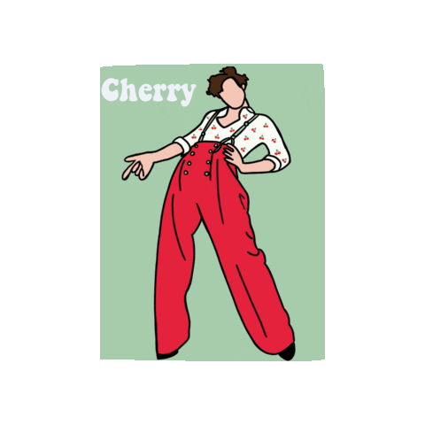 One Direction Cherry Sticker