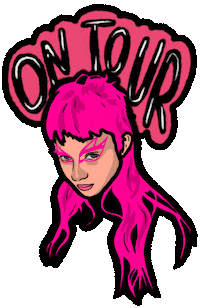 Pop Music Pink Sticker by Du Blonde