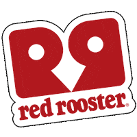 redrooster_au chicken pineapple rooster red rooster Sticker
