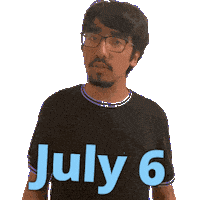 July 6 Sticker