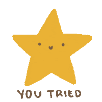 Star Try Sticker