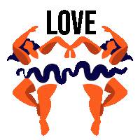 Dance Love Sticker by Cynthia