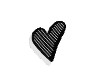 Black Heart Sticker