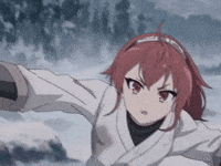 Red Hair Attack GIF