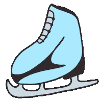 Ice Skating Sticker