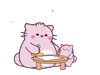 Cat I Agree Sticker by Pembe