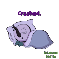 Bed Sleeping Sticker by VeeFriends