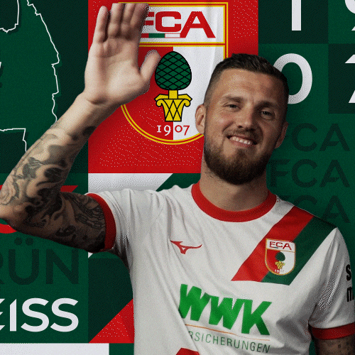 Jeffrey Gouweleeuw Football GIF by FC Augsburg 1907