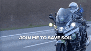 Motorbike Join Me GIF by Conscious Planet - Save Soil