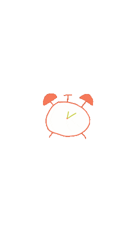 eyw_newme giphyupload time clock 시계 Sticker
