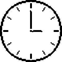 Time Clock Sticker
