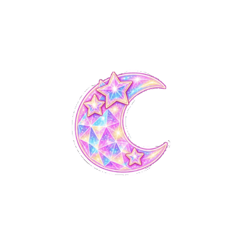 Crescent Moon Moons Sticker
