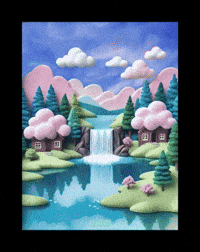 Nissart love art 3d baby GIF