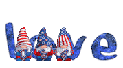 America Love Sticker