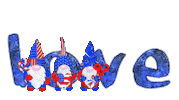 America Love Sticker