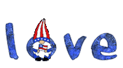America Love Sticker