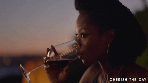 CherishTheDay giphyupload romance wine drinking GIF