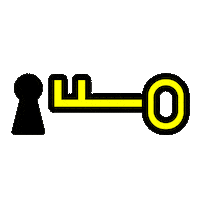 Major Key Keychain Sticker by HAIR