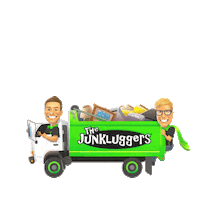 Junkluggers green franchise sustainable environment Sticker